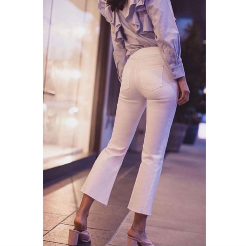 Spanx Cropped Flared Denim Jeans